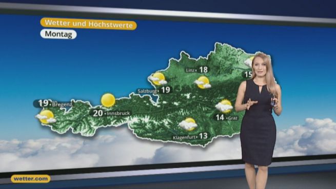 go to Das Wetter in Österreich am 23. Oktober 2016