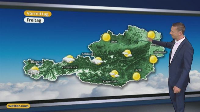 go to Das Wetter in Österreich am 19. Mai 2017