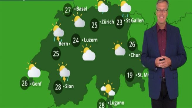 go to Das Wetter in der Schweiz am 3. Juni 2018