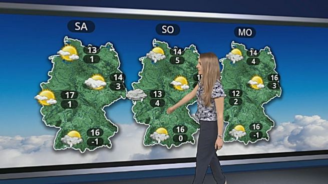 go to Das Wetter in Europa am 25. März 2016
