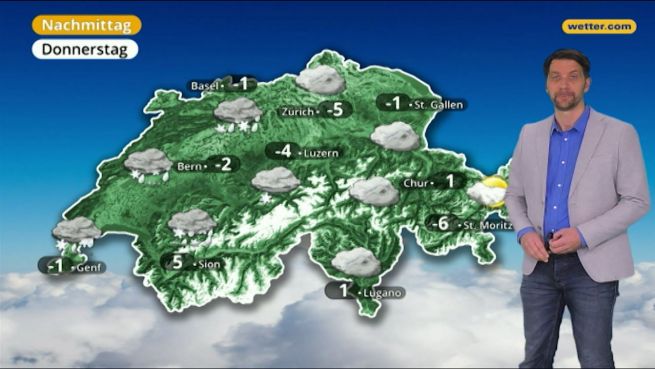 go to Das Wetter in der Schweiz am 27. Februar 2018