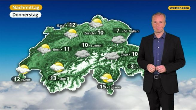 go to Das Wetter in der Schweiz am 27. März 2018