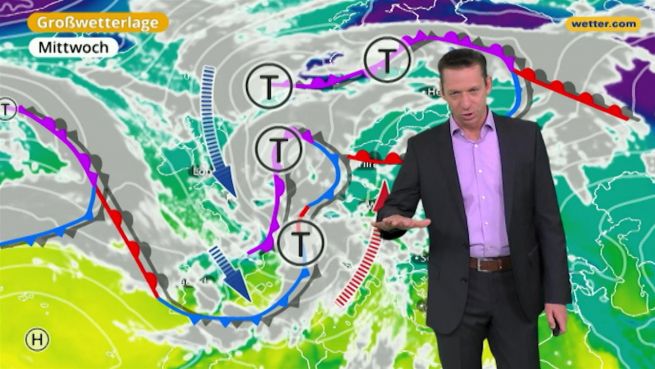 go to Das Wetter in Europa am 27. Dezember 2017