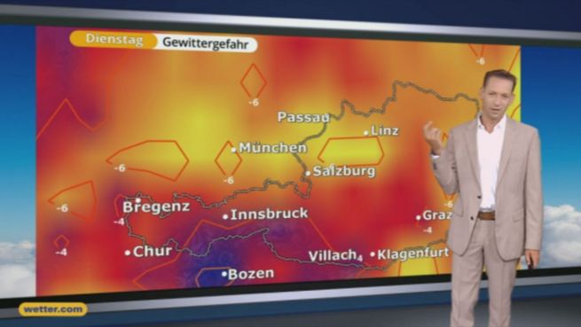 go to Das Wetter in Österreich am 26. Juli 2016