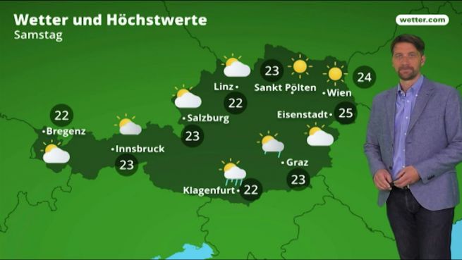 go to Das Wetter in Österreich am 3. Mai 2018