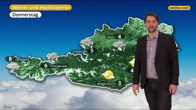 go to Das Wetter in Österreich am 16. Januar 2018
