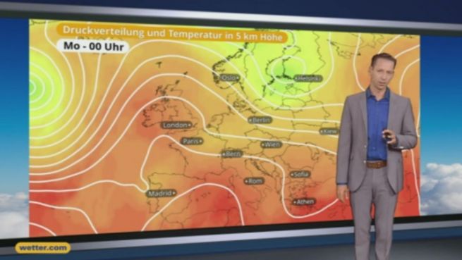 go to Das Wetter in Europa am 14. August 2016