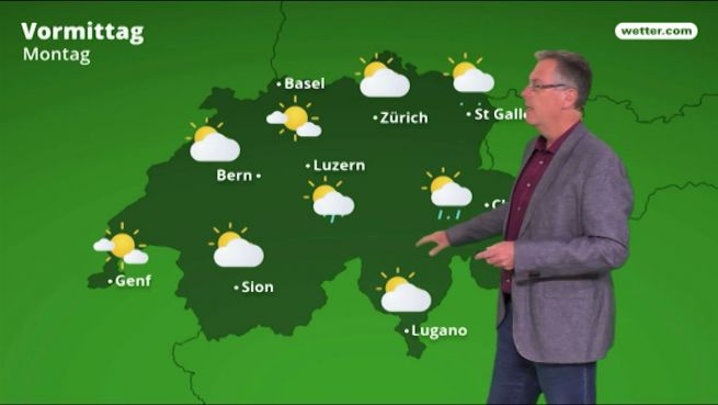 go to Das Wetter in der Schweiz am 30. April 2018