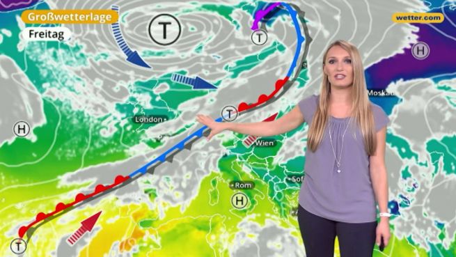 go to Das Wetter in Europa am 24. November 2017