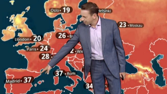 go to Das Wetter in Europa am 10. Juli 2016