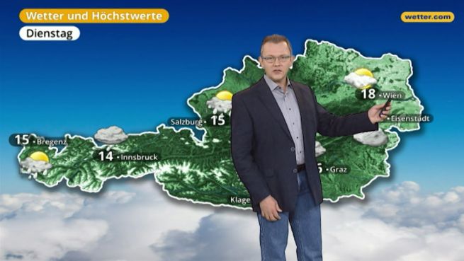 go to Das Wetter in Österreich am 12. September 2017