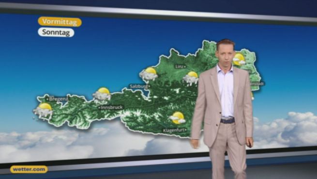 go to Das Wetter in Österreich am 31. Juli 2016