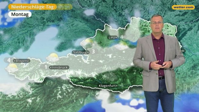 go to Das Wetter in Österreich am 12. November 2017