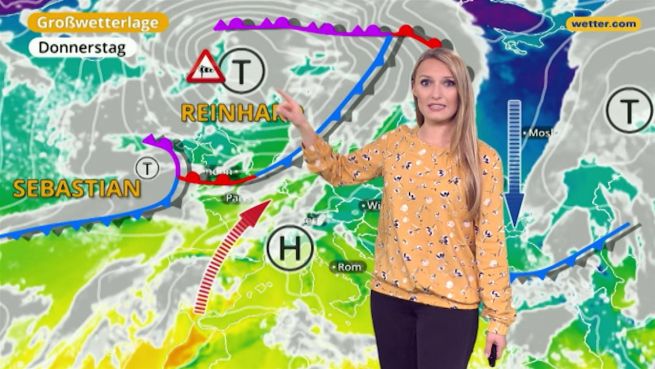 go to Das Wetter in Europa am 23. November 2017