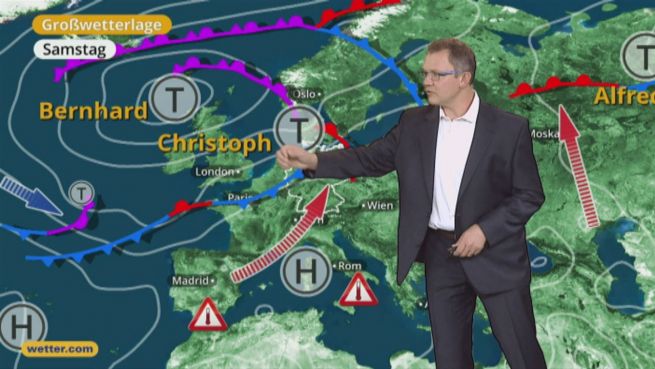 go to Das Wetter in Europa am 29. Juli 2017