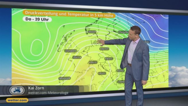 go to Das Wetter in Europa am 30. März 2017