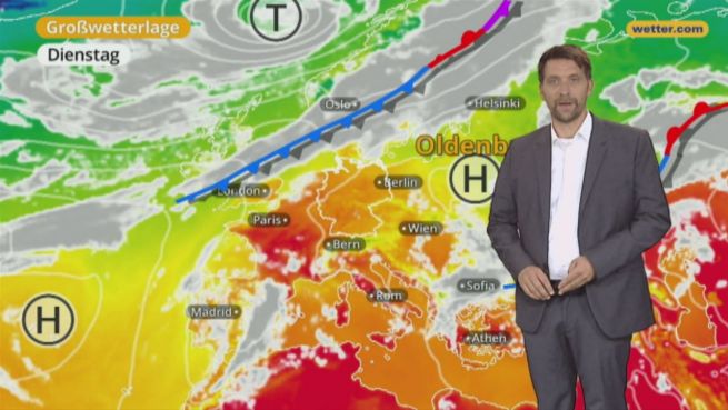 go to Das Wetter in Europa am 29. August 2017