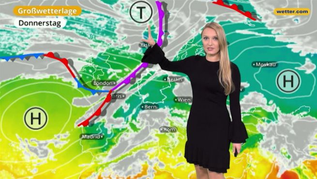 go to Das Wetter in Europa am 8. November 2017