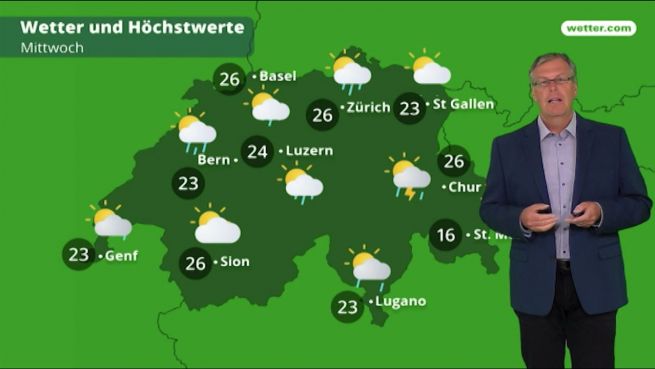 go to Das Wetter in der Schweiz am 28. Mai 2018