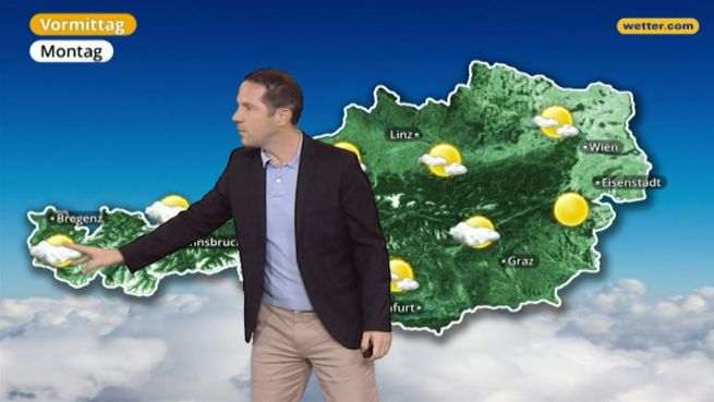 go to Das Wetter in Österreich am 14. August 2017