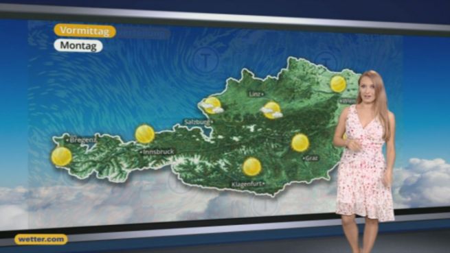 go to Das Wetter in Österreich am 08. August 2016