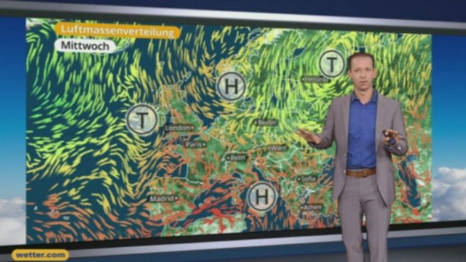 go to Das Wetter in Österreich am 13. August 2016