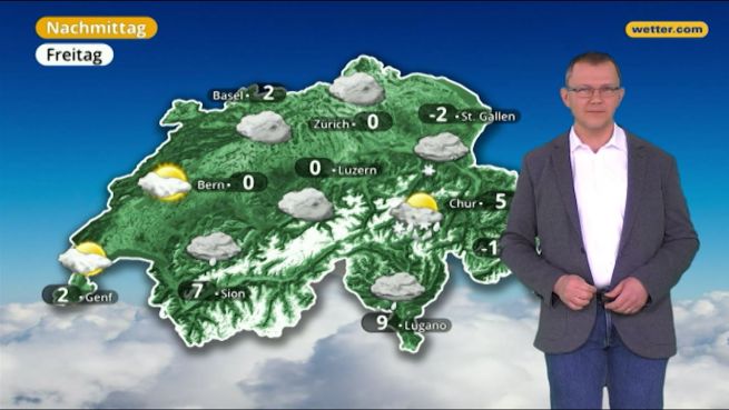 go to Das Wetter in der Schweiz am 21. Februar 2018