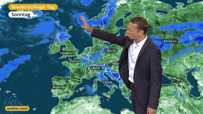 go to Das Wetter in Europa am 2. Juli 2017