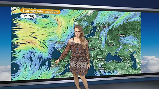 go to Das Wetter in Europa am 18. Februar 2016