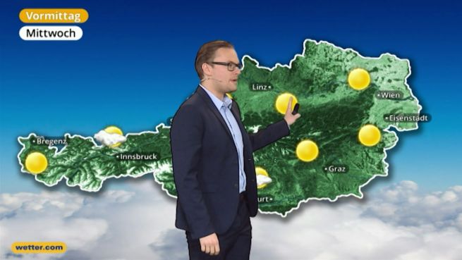 go to Das Wetter in Österreich am 5. Juli 2017