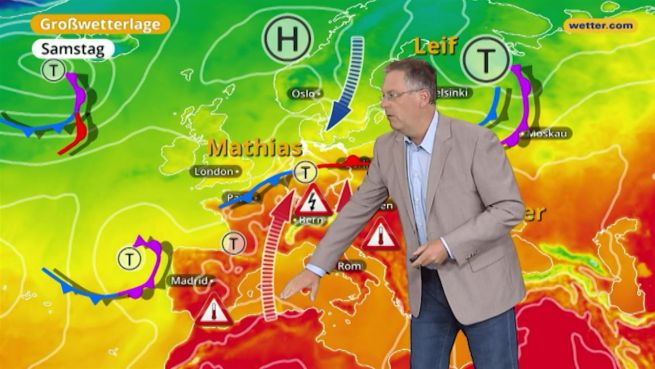 go to Das Wetter in Europa am 26. August 2017