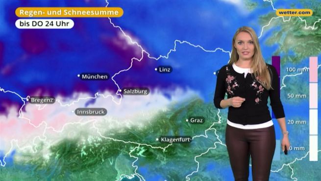 go to Das Wetter in Österreich am 4. Januar 2018