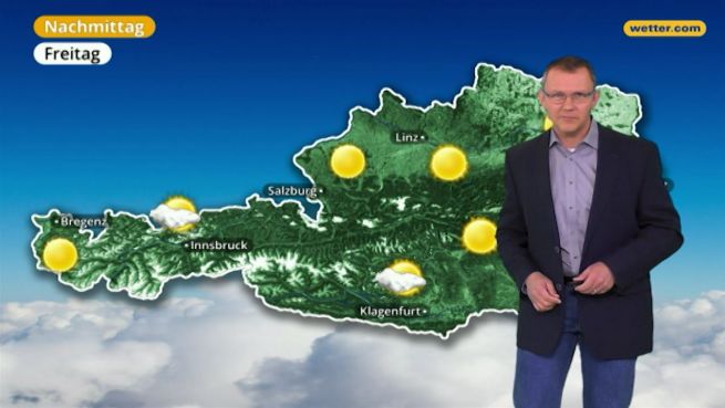 go to Das Wetter in Österreich am 27. April 2018