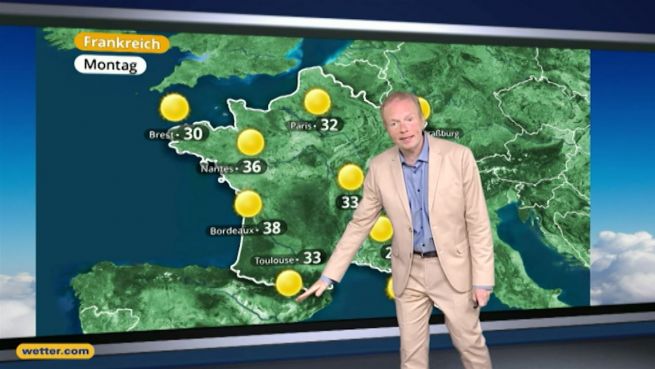 go to Das Wetter in Europa am 19. Juni 2017
