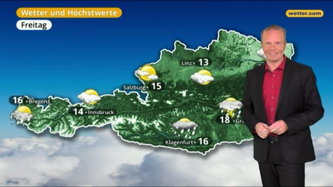 go to Das Wetter in Österreich am 28. März 2018