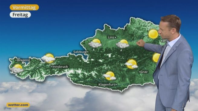 go to Das Wetter in Österreich am 28. Juli 2017