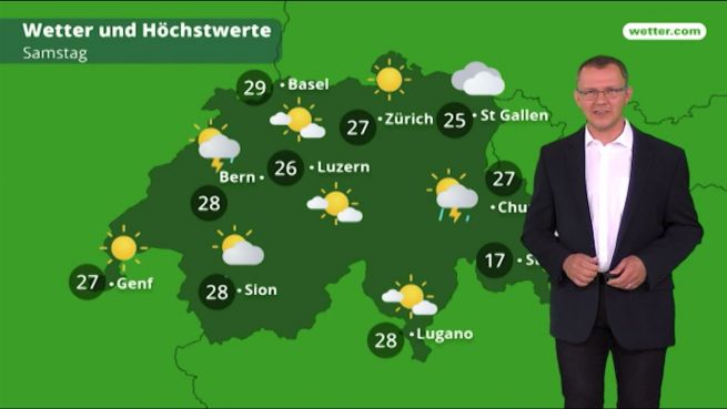 go to Das Wetter in der Schweiz am 7. Juni 2018