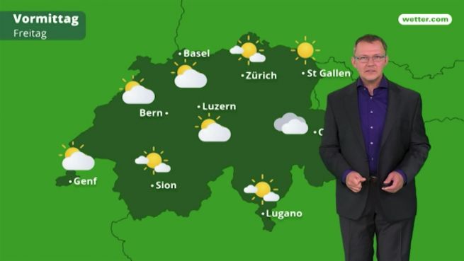 go to Das Wetter in der Schweiz am 22. Juni 2018