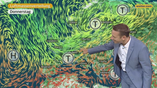 go to Das Wetter in Europa am 14. September 2017